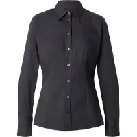 HUGO pour femme. 50554568 Chemise slim noire (40), Casuel, Coton, Classique, Manche longue