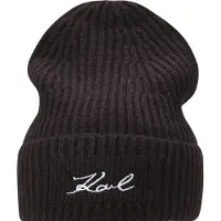 Karl Lagerfeld Bonnet noir / blanc