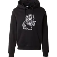 Karl Lagerfeld Sweat-shirt gris foncé / noir / blanc cassé