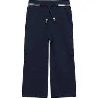 s.Oliver Pantalon bleu marine / citron vert / blanc