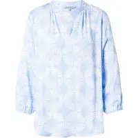 More & more Chemisier bleu clair / blanc