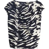 Next T-shirt beige clair / noir