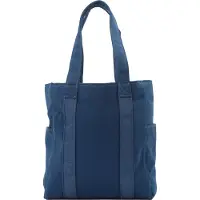 Calvin Klein Sac cabas pour femmes , bandoulière en tissu, toile, grande taille, bleu (bleu marine)