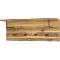 Haku Panneau mural avec étagère et 4 boutons | 80 x 20 x 30 cm | Royal Oak design