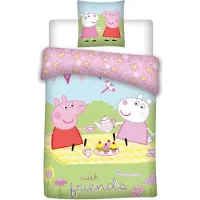 Gurli Gris Bed Linen - Junior Size 100 x 140 cm - Peppa Pig (1000881) (100 x 140 cm, 45 x 40 cm)