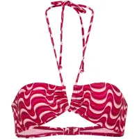 LASCANA Hauts de bikini rose / magenta / blanc