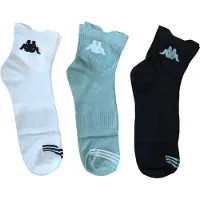 Kappa Chaussettes Micro Recycle (x20) - blanc/bleu/noir