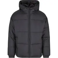 Urban Classics Bunda Basic Puffer Jacket With Hood noir - 3XL