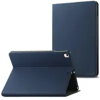 Accezz Coque tablette Classic pour Apple iPad 6 (2018) 9.7 pouces / iPad 5 (2017) 9.7 pouces / Air 2 (2014)/Air 1 (2013) - Bleu foncé