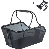Basil Cento Tech Fiber Nordlicht Mik Rear Basket 21l Noir