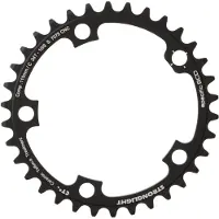 Stronglight Ct2 Compact Adaptable Campagnolo Chainring Noir 34t