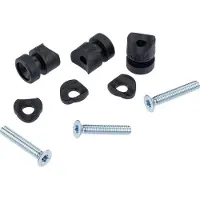 Basil Set de boulons MIK Side noir Set 3 pièces