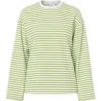Pieces T-shirt 'PCSadie' kiwi / blanc