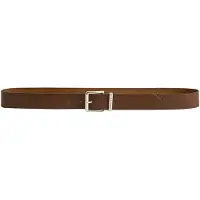 Gant pour homme. 9940157 Ceinture en cuir marron avec logo (95 cm), Casuel, Classique