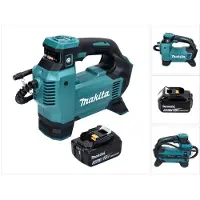 Makita DMP181T1 Compresseur/Gonfleur sans fil 11,1 bar 18V + 1x Batterie 5,0 Ah - sans chargeur