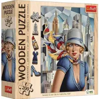 Trefl Puzzle en bois 200 - L'été en ville / Catherine Abel