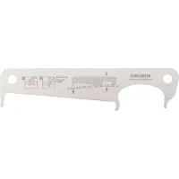 Sram Chain Wear Caliper Argenté