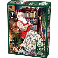 Cobble Hill Puzzle Noël - Le quilt du Père Noël, puzzle de 1 000 pièces