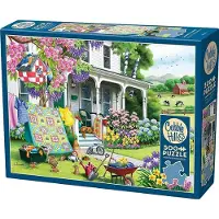 Cobble Hill Puzzle de 500 pièces « Nettoyage de printemps » de