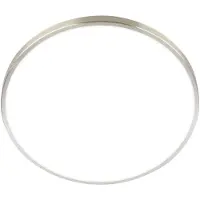 Briloner KAIDA Plafonnier LED, CEE A source lumineuse*, lumière blanc neutre,Reproduction aluminium, nickel mat, Ø38 x 6 cm