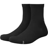 Shimano Unisexe, Chaussettes de sport, Performance (L/XL), Noir