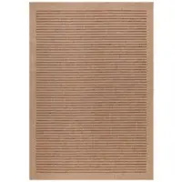 Carpetsale24 Tapis Intérieur Extérieur Tissage Plat Aspect Sisal Naturel Imperméable Style Scandinave Boho, Taille: 120x170 cm