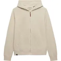 Superdry Classic Essential Full Zip Sweatshirt Beige S Homme