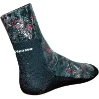 Picasso Thermal Skin 5 Mm Booties Multicolore EU 45-46