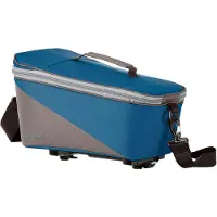 Racktime Sacoche System Talis 2.0 bleue/grise, y compris adaptateur Snapit 2.0