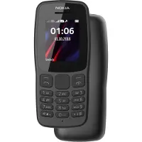 Nokia Téléphones portables 106 Dual Sim Grandes touches LED Réception radio Téléphoner en toute simplicité