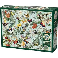 Cobble Hill Puzzle Fruit and Flutterbies - 1000 pièces Puzzle amusant