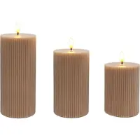 Relaxdays 3x bougies (3x)