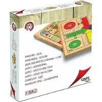Cayro Parchís/oca Wood Board Game 29x29 Cm Doré Enfants