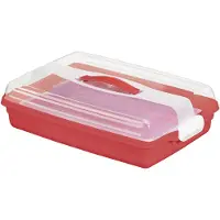 Curver Récipient à pâte rectangulaire Raudon 172568, Lunch box, Rouge
