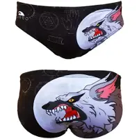 Turbo Wolf Swimming Brief Noir 2XL Homme