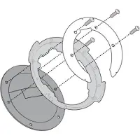 Givi BF20 Bride spécifique pour le montage des sacs Tanklock, TanklockED