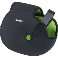 Basil E-Bike Housse de protection pour moteur central, néoprène, black lime, AS