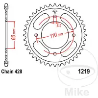 Jt Couronne moto JTR1219,42