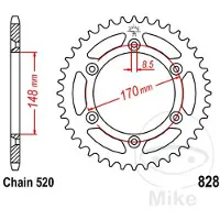 JT Sprockets Pignon JT 48 dents 520 JTR828.48