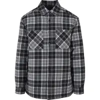 Urban Classics Chemise gris / noir / blanc
