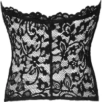 Noir - corset en dentelle () - M