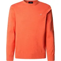 Hackett London pour homme. HM703312 Pull en coton et soie corail (3XL), Casuel