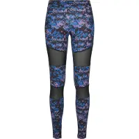 Urban Classics Leggings bleu ciel / mauve / noir