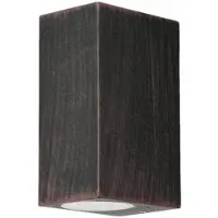 Licht-Erlebnisse Lampe murale extérieure Jardin Maison IP44 Marron GU10 Aluminium Moderne Lampe murale extérieure