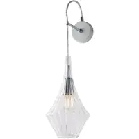 Bonetti Illumina Zeus Applique En Fer Et Verre Pyrex Transparent 1 Lumière .14 P.21 Bl270-Ap1-Tr
