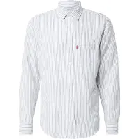 Levi's Chemise bleu chiné / blanc