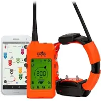 Dogtrace Collier Localisateur GPS pour chiens X30 Portée 20 kilomètres, fonctions d'entraînement incluses, fonctionne avec l'application et le contrôle du smartphone, nouvelle version 2019