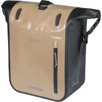 Basil Sacoche Rivo M, sable/noir, 12-15L - Sacoche de vélo avec système de fixation MIK, ...