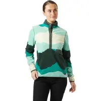 Helly Hansen Maridalen Printed Fleece Half Zip Fleece Vert L Femme