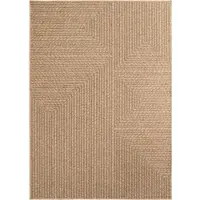 Carpetsale24 Tapis Intérieur Extérieur Imperméable Aspect Naturel Jute Idéal pour Salon Cuisine Terrasse et Balcon, Taille: 200x290 cm